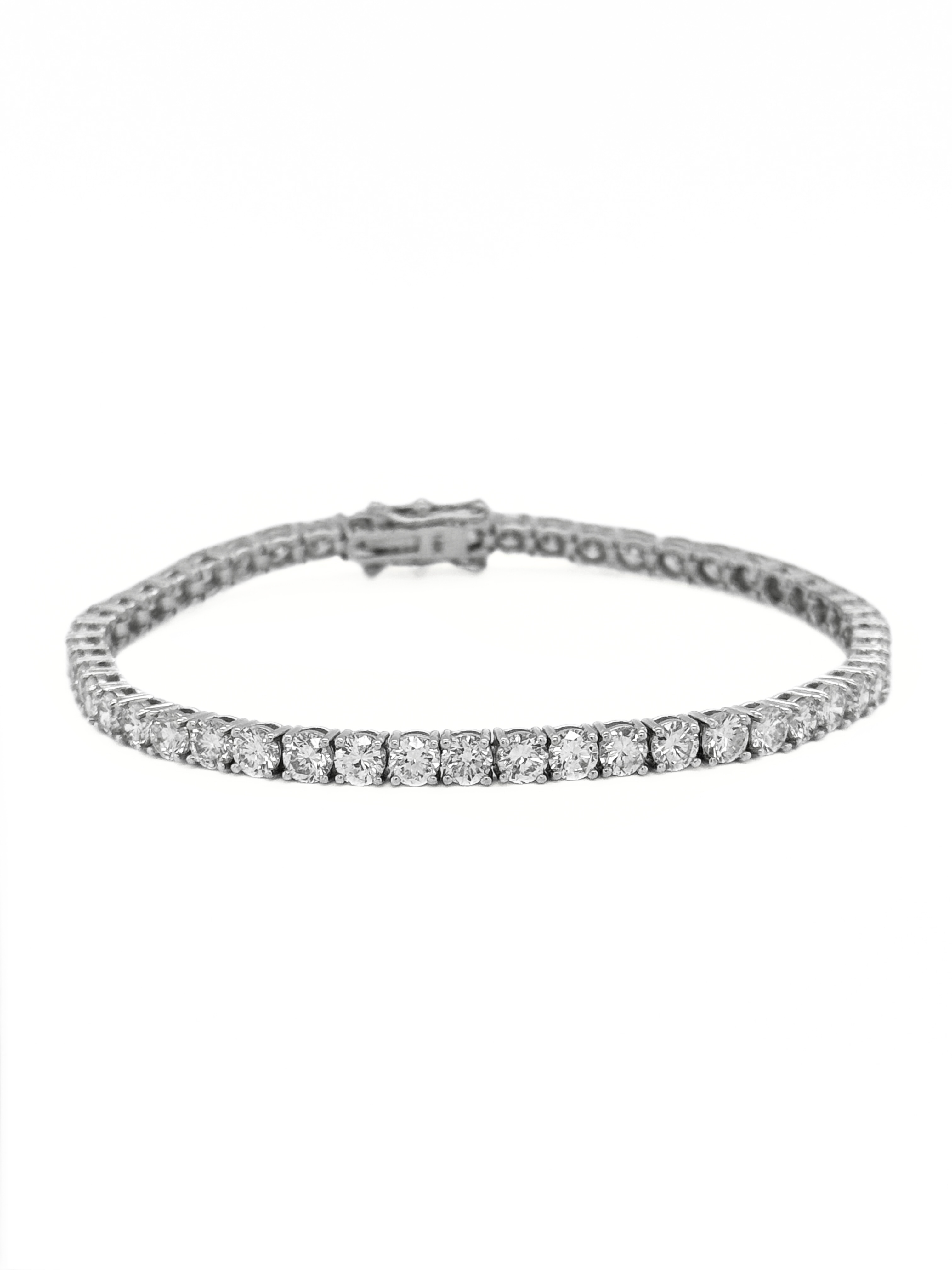 ROUND DIAMOND TENNIS BRACELET-56000BR